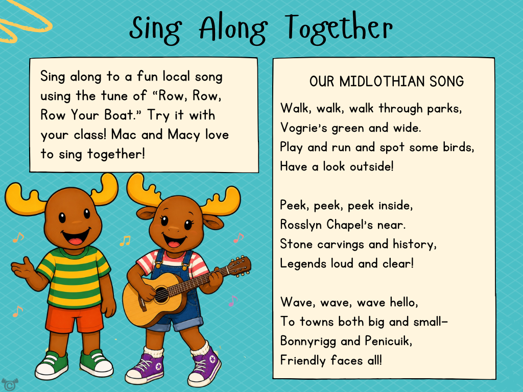 Song from My Area – North Lanarkshire Social Studies pack, First Level