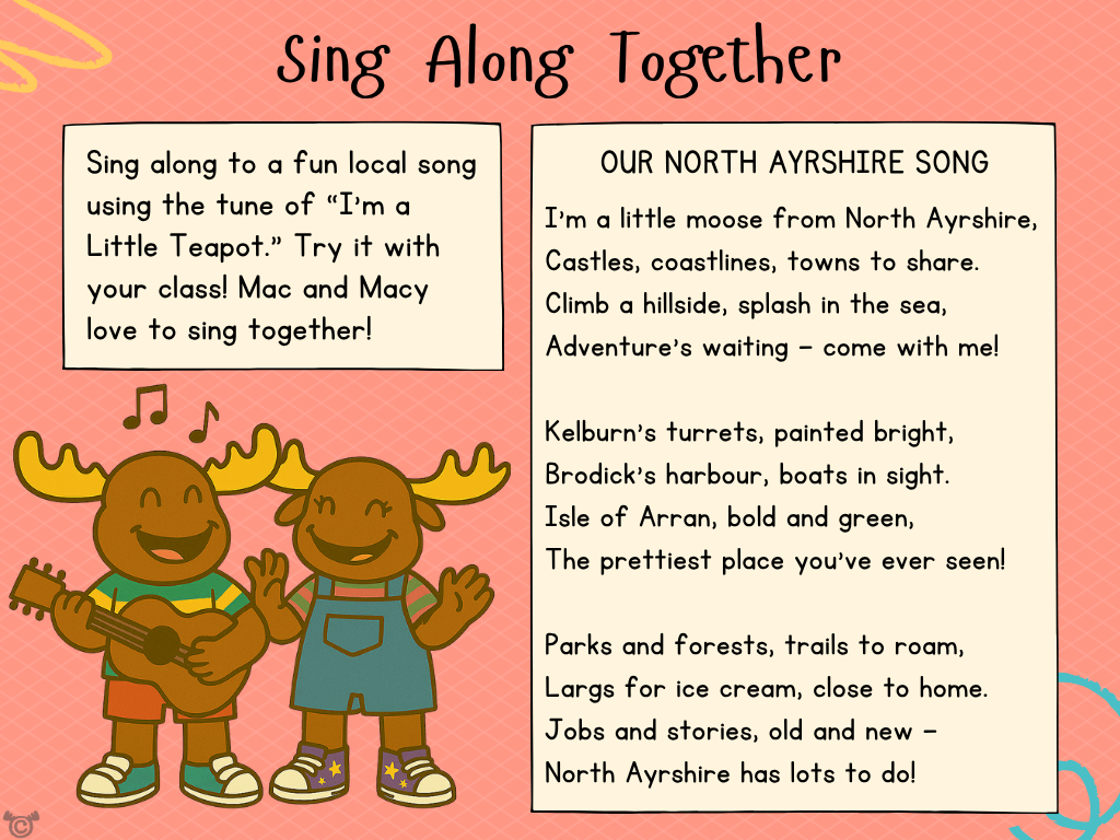 Song from My Area – North Lanarkshire Social Studies pack, First Level