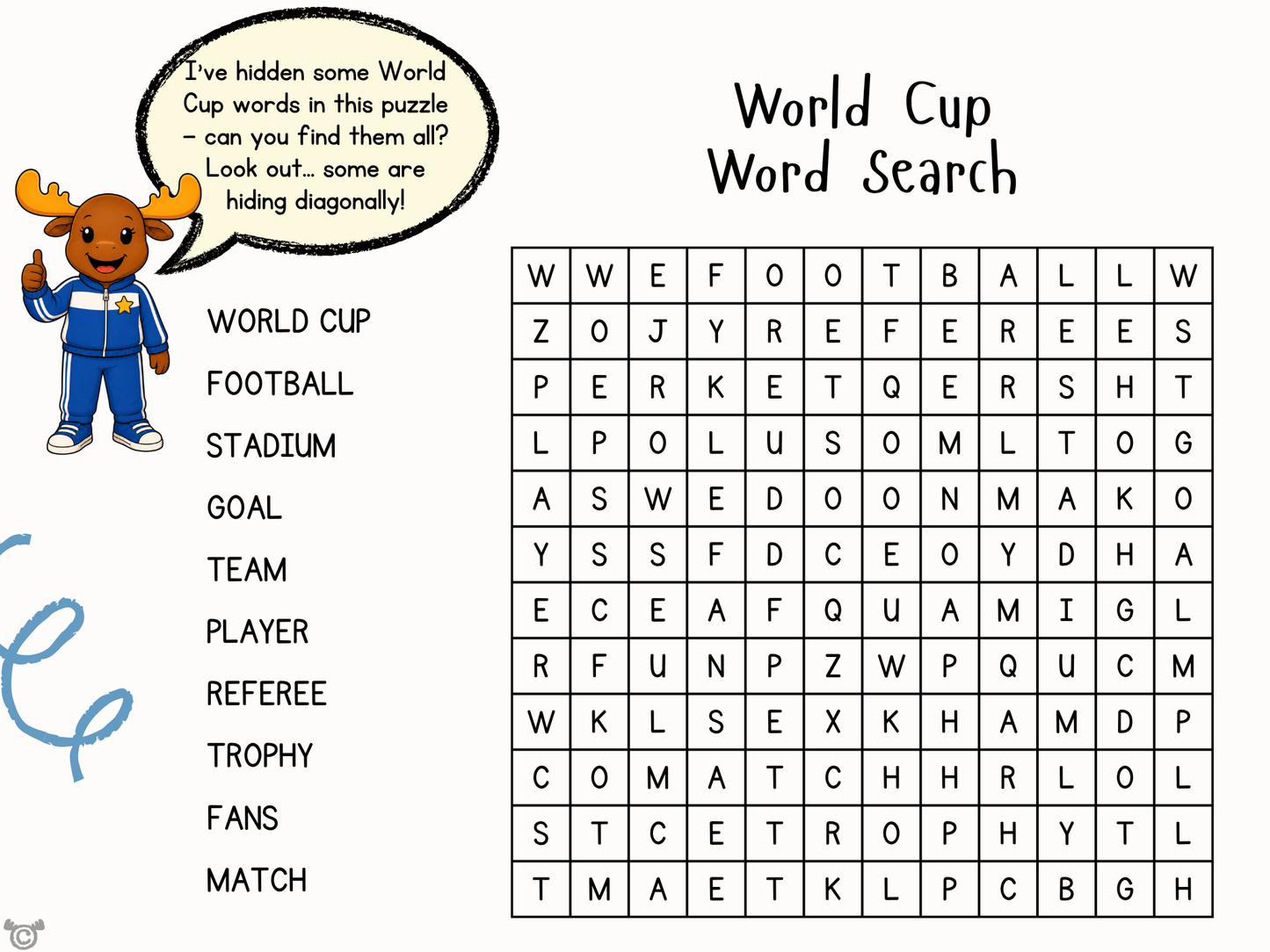 World Cup extension activity page, Social Studies Second Level, Curriculum for Excellence