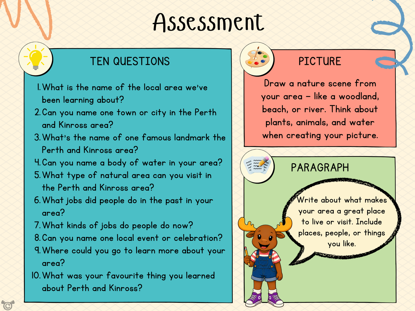 Assessment from My Area – Perth and Kinross Social Studies pack, First Level