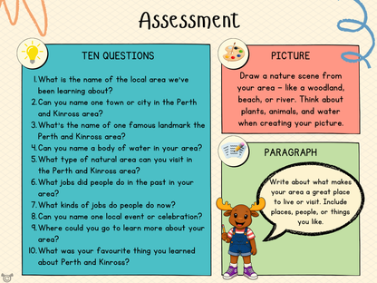 Assessment from My Area – Perth and Kinross Social Studies pack, First Level