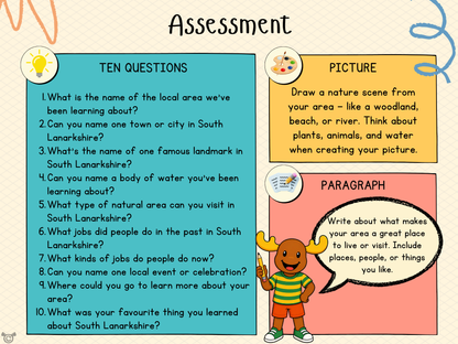 Assessment from My Area – South Lanarkshire Social Studies pack, First Level