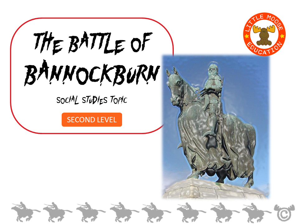 Bannockburn digital topic pack front cover, Social Studies Second Level, Curriculum for Excellence