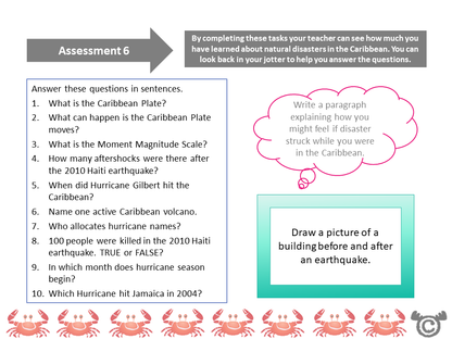 Assessment task from Caribbean Social Studies pack, Second Level