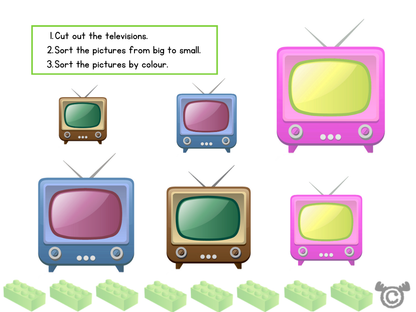 Sorting activity from Children in the Past Social Studies pack, Early Level