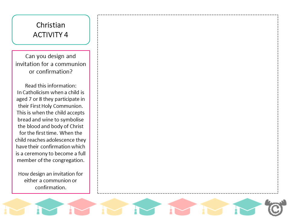 Design activity from Coming of Age RME pack, Second Level