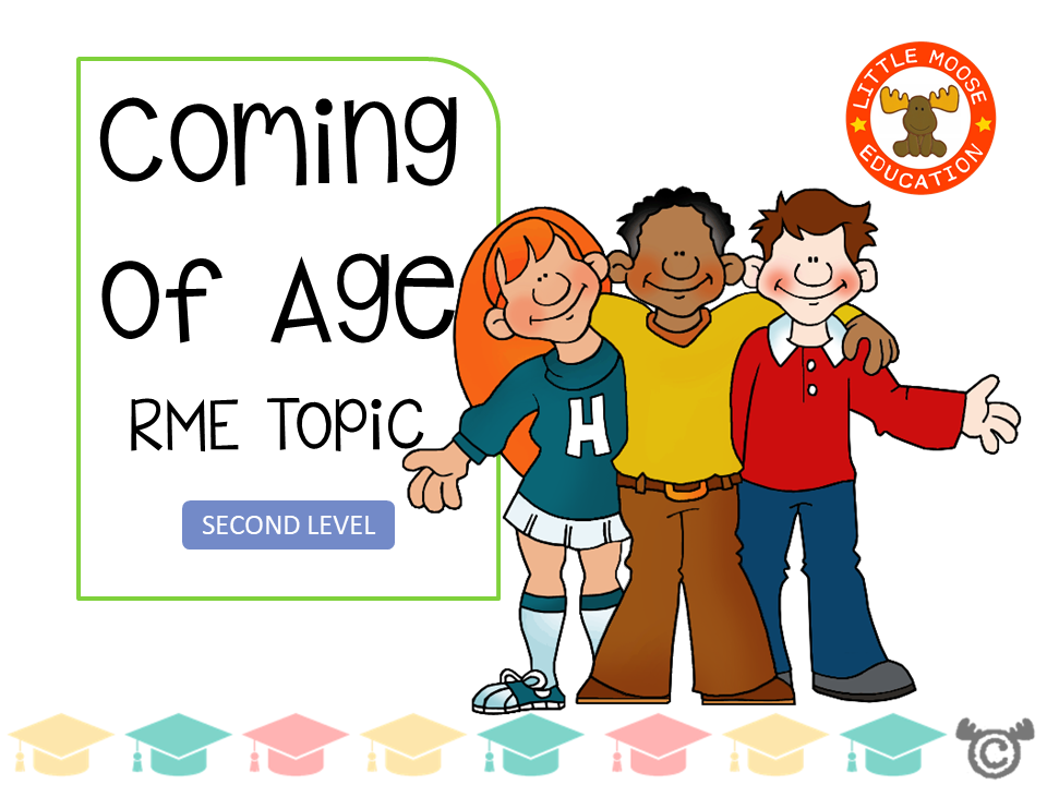 Coming of Age digital topic pack front cover, RME Second Level, Curriculum for Excellence