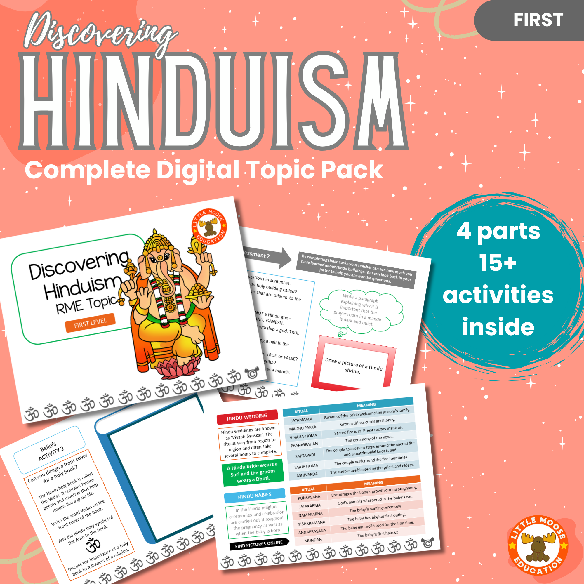 Discovering Hinduism - Digital Topic Pack | Little Moose Education