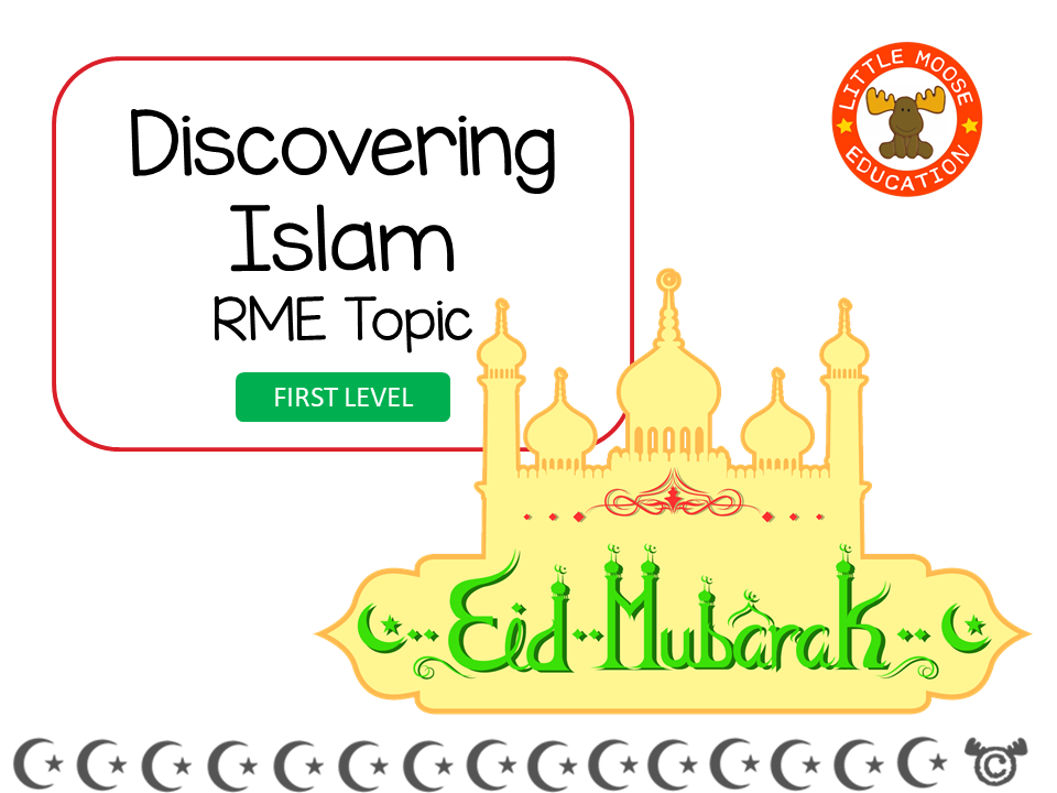 Discovering Islam digital topic pack front cover, RME First Level, Curriculum for Excellence