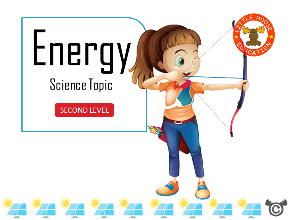 Energy digital topic pack front cover, Science Second Level, Curriculum for Excellence