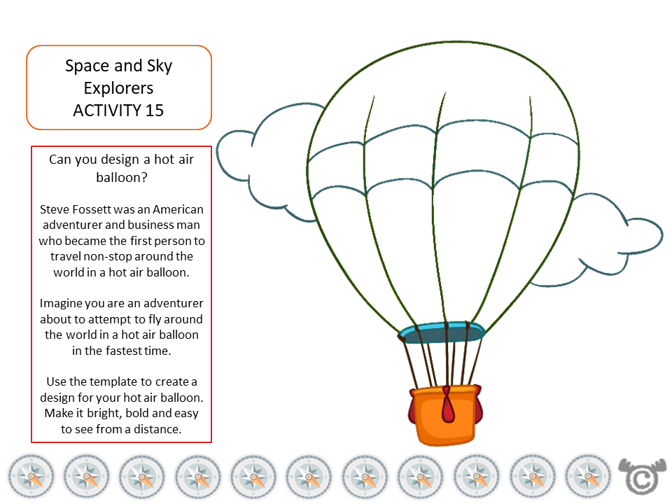 Design activity from World War Two Social Studies pack, Second Level