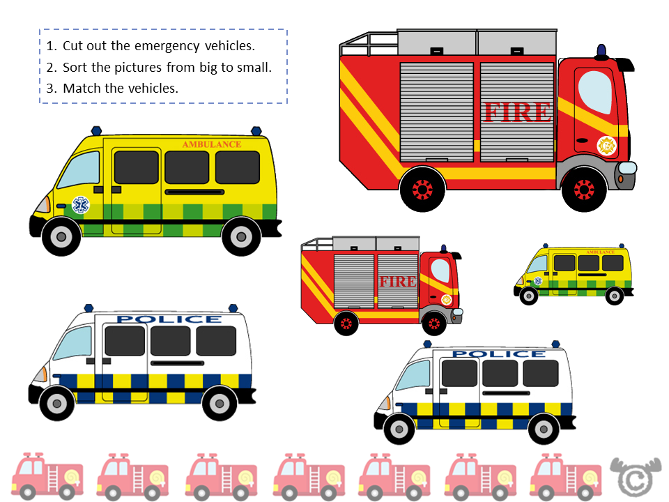 Sorting activity from Helpers Social Studies pack, Early Level