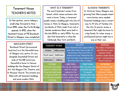 Teacher’s notes from Historic Places in Scotland Social Studies pack, First Level