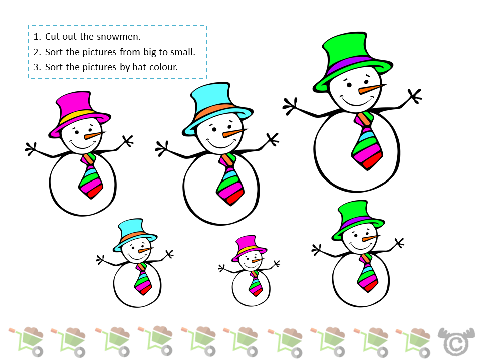 Sorting activity from In the Garden Social Studies pack, Early Level