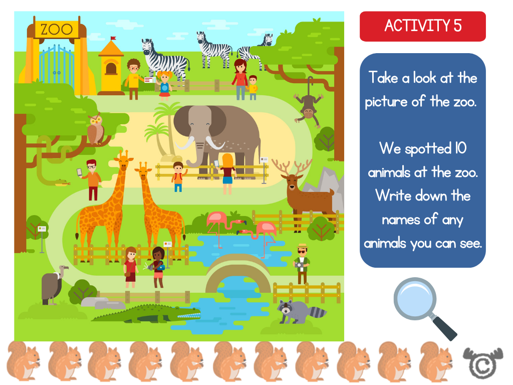 Spotting activity from Introducing Forces Science pack, Early Level