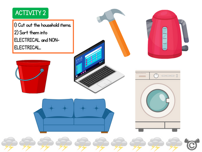 Sorting activity from Introducing Electricity Science pack, Early Level