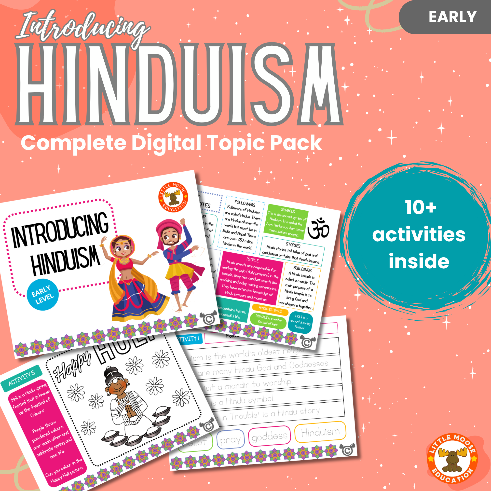 Introducing Hinduism - Digital Topic Pack | Little Moose Education