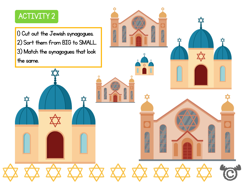 Sorting activity from Introducing Islam RME pack, Early Level