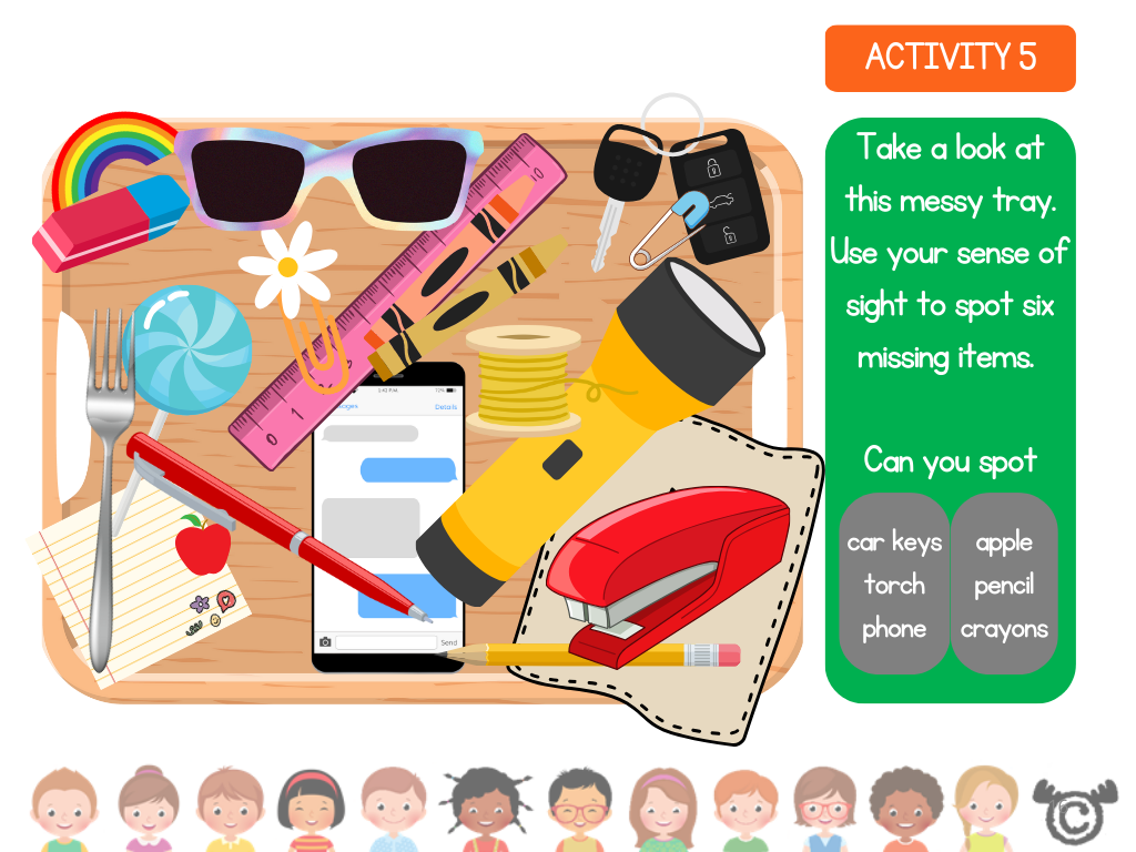 Spotting activity from Introducing Forces Science pack, Early Level