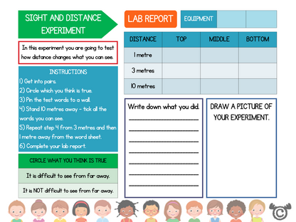Experiment activity from Introducing Forces Science pack, Early Level