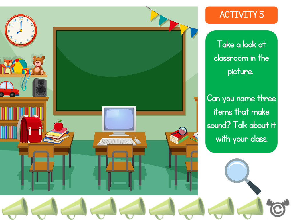 Spotting activity from Introducing Forces Science pack, Early Level