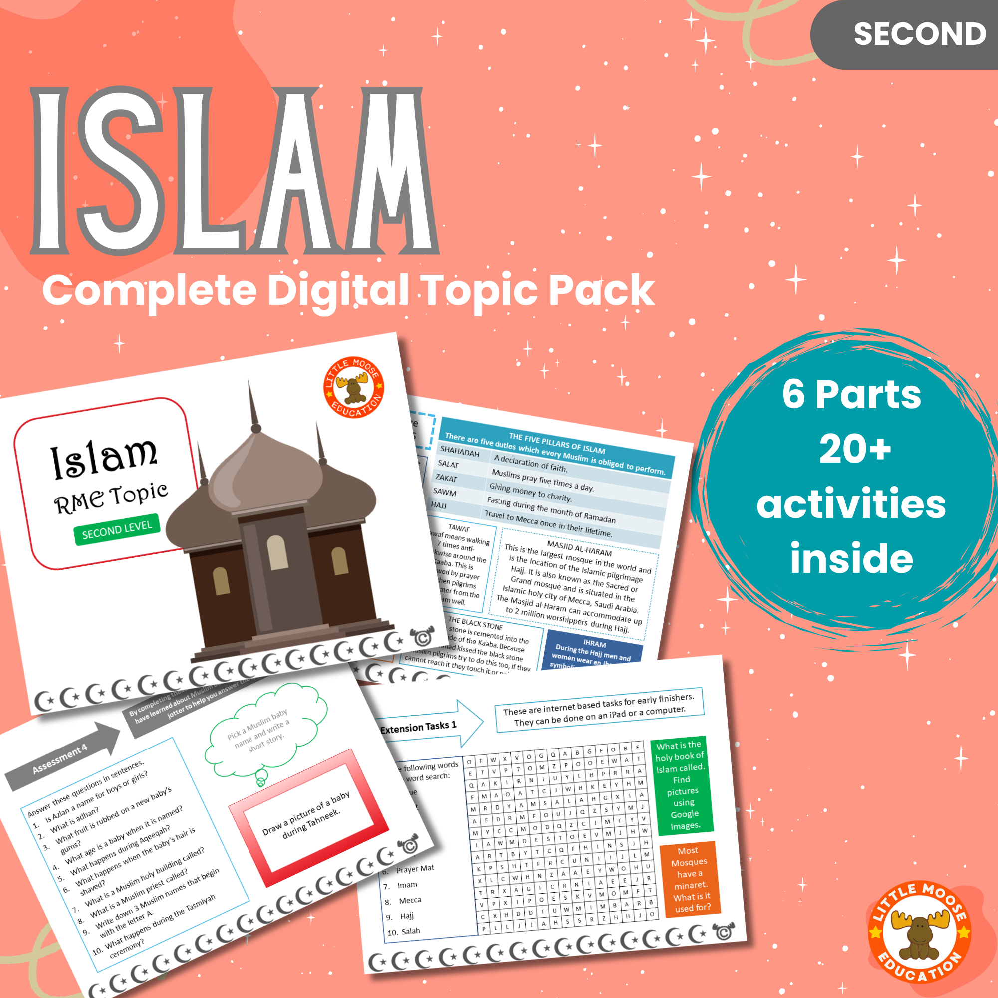Islam - Digital Topic Pack | Little Moose Education