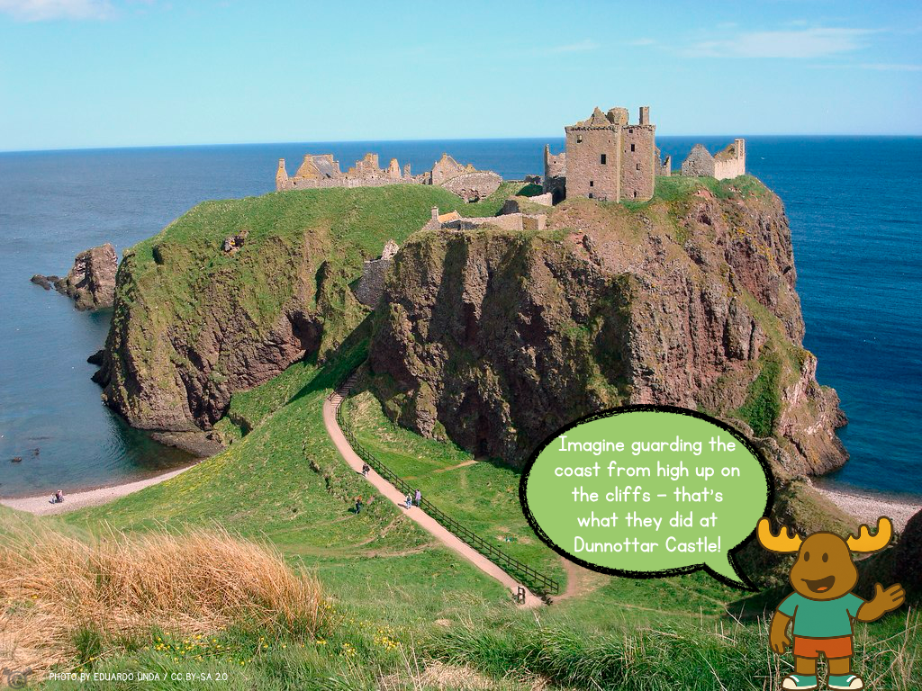 Landmark – Dunnottar Castle in My Area – Aberdeenshire Social Studies pack, First Level