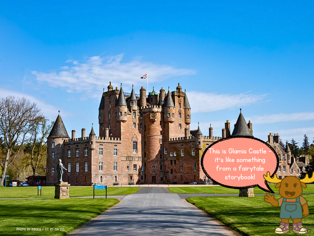 Landmark – Glamis Castle in My Area – Angus Social Studies pack, First Level