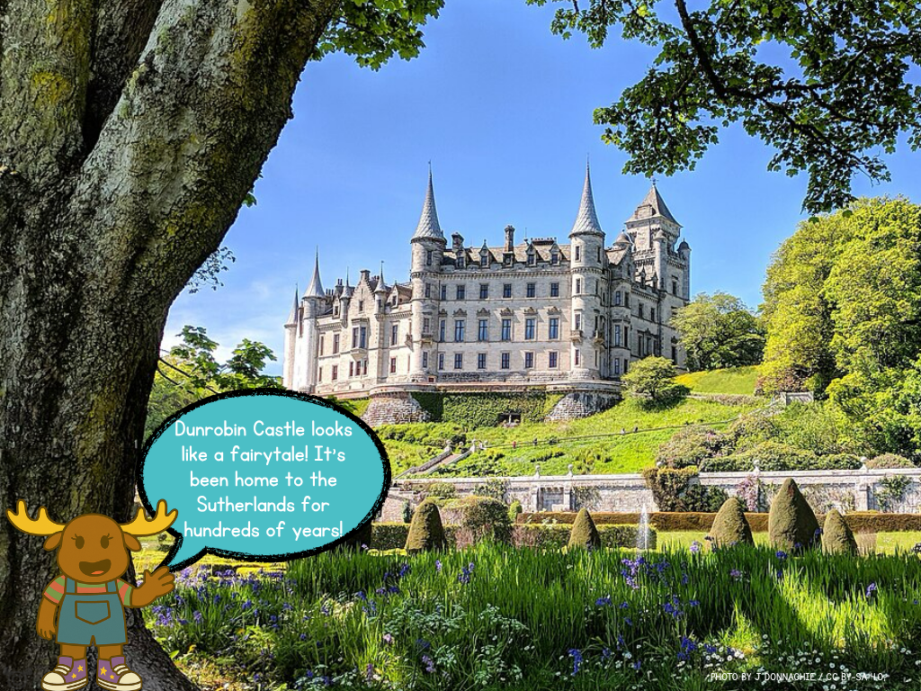 Landmark – Dunrobin Castle in My Area – Highland Social Studies pack, First Level