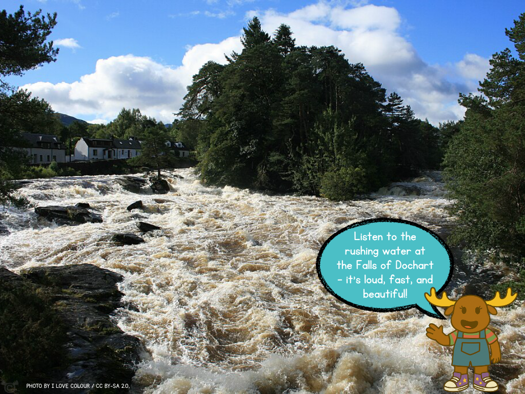Landmark – Falls of Dochart in My Area – Stirling Social Studies pack, First Level