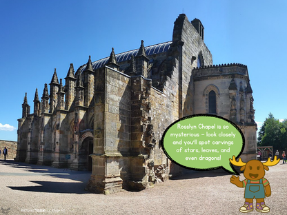 Landmark – Rosslyn Chapel in My Area – Midlothian Social Studies pack, First Level