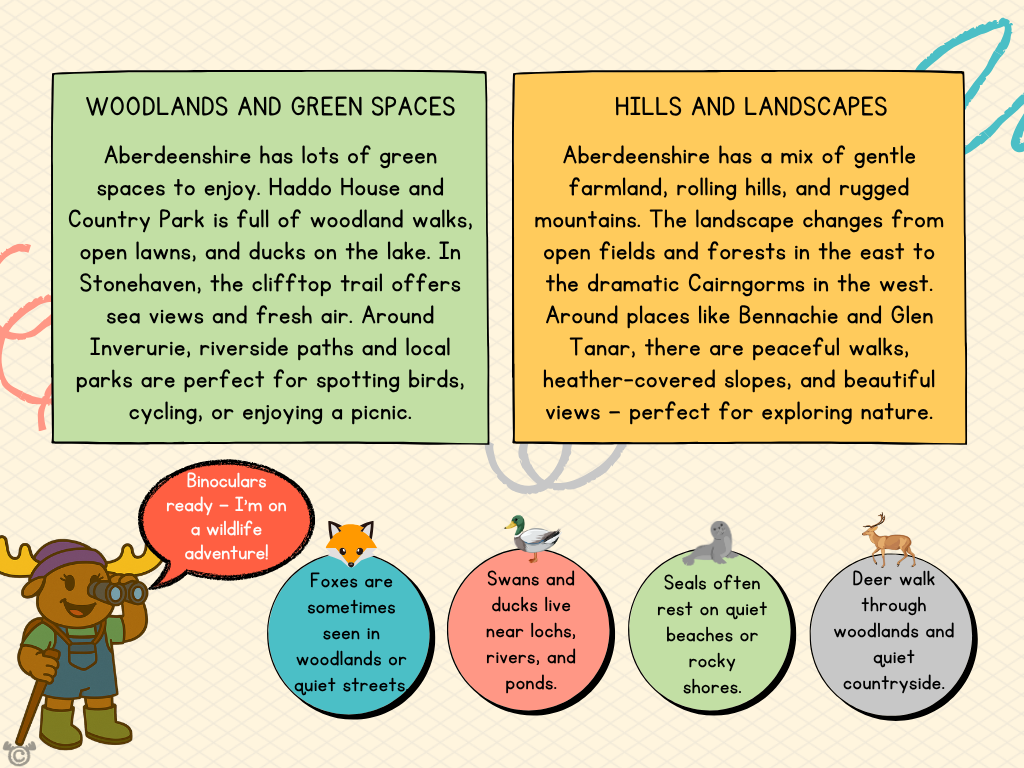 Teacher’s notes from My Area – Aberdeenshire Social Studies pack, First Level