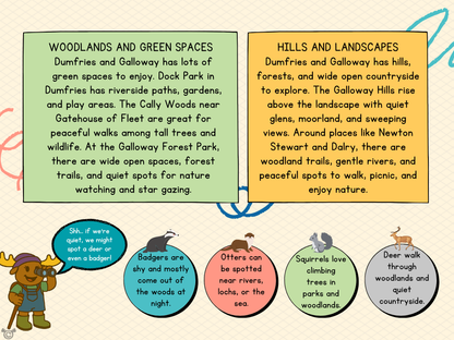 Teacher’s notes from My Area – Dumfries and Galloway Social Studies pack, First Level