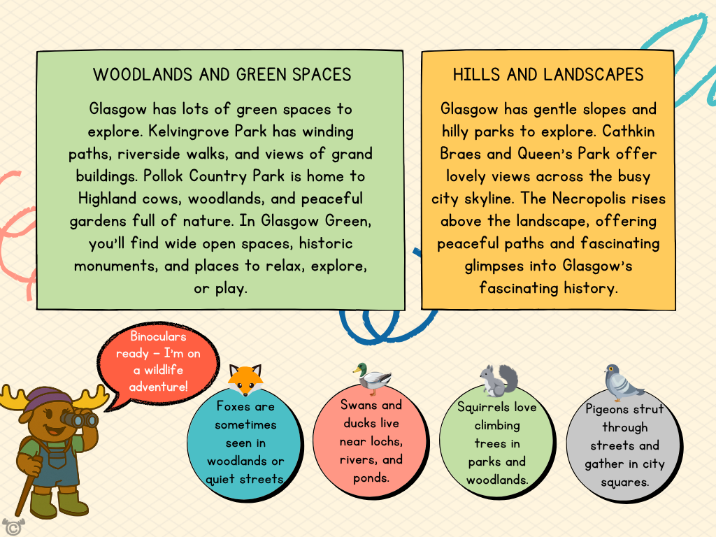 Teacher’s notes from My Area – Glasgow Social Studies pack, First Level