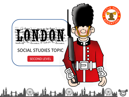 London digital topic pack front cover, Social Studies Second Level, Curriculum for Excellence