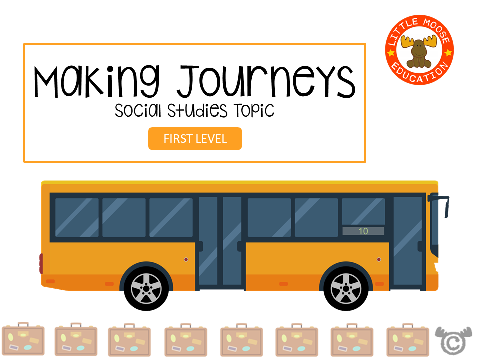 Making Journeys digital topic pack front cover, Social Studies First Level, Curriculum for Excellence