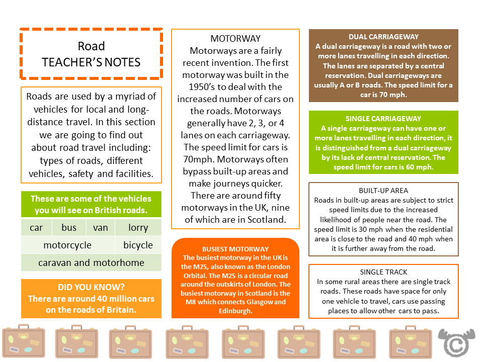 Teacher’s notes from Making Journeys Social Studies pack, First Level