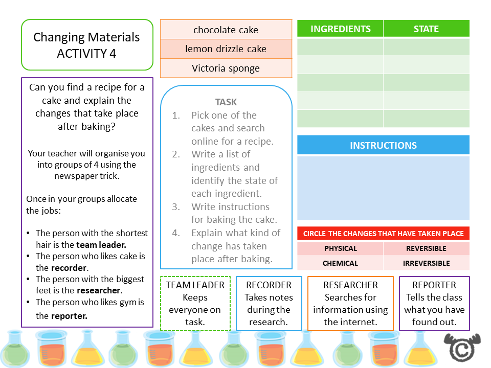 Research activity from Electricity Science pack, Second Level