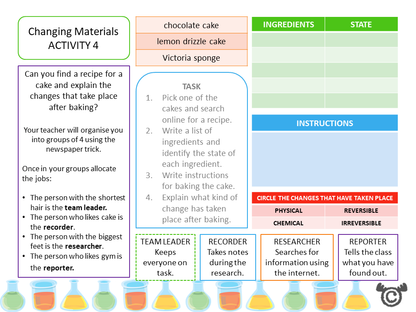 Research activity from Electricity Science pack, Second Level