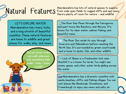 Teacher’s notes from My Area – Aberdeenshire Social Studies pack, First Level