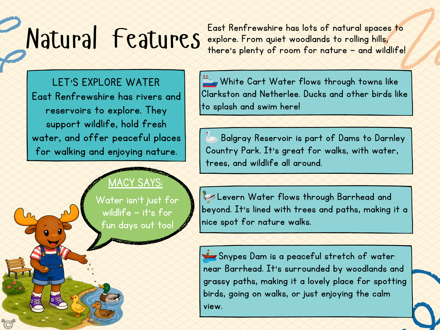 Teacher’s notes from My Area – East Renfrewshire Social Studies pack, First Level