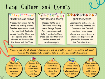 Teacher’s notes from My Area – Glasgow Social Studies pack, First Level