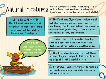 Teacher’s notes from My Area – North Lanarkshire Social Studies pack, First Level
