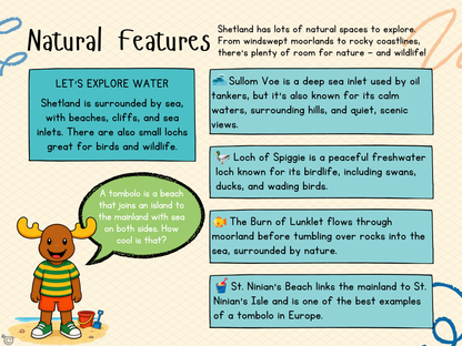 Teacher’s notes from My Area – Shetland Islands Social Studies pack, First Level