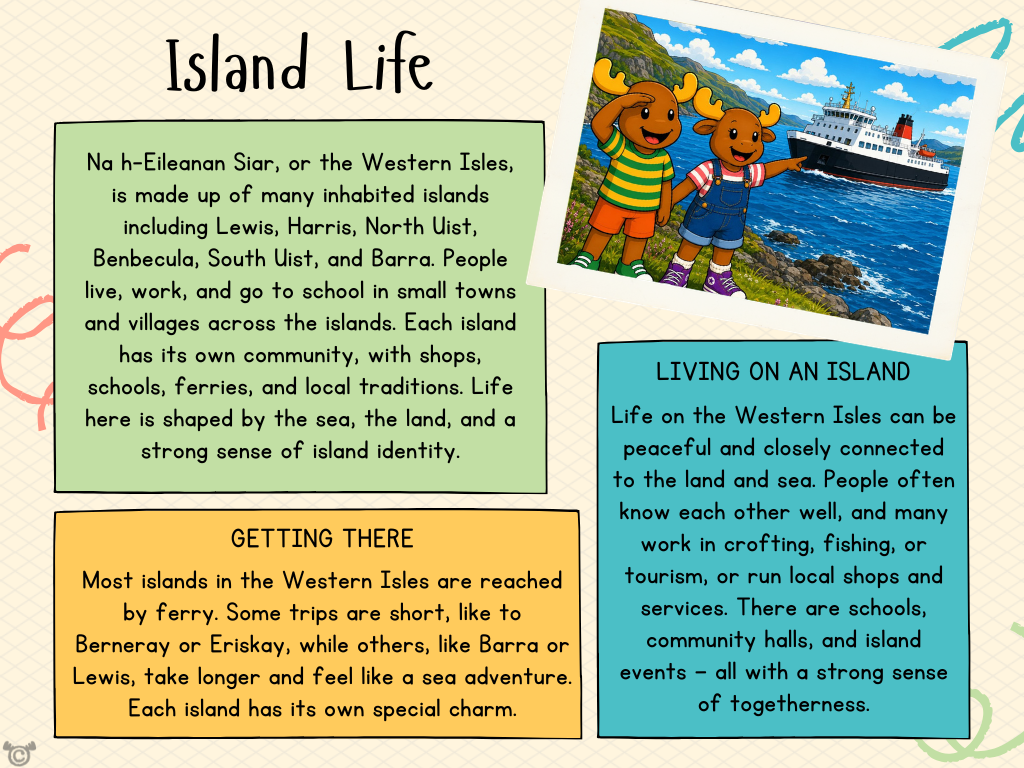 Teacher’s notes from My Area – Na h-Eileanan Siar Social Studies pack, First Level