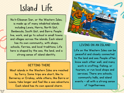Teacher’s notes from My Area – Na h-Eileanan Siar Social Studies pack, First Level