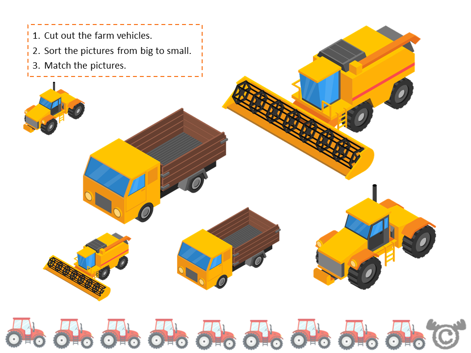 Sorting activity from On the Farm Social Studies pack, Early Level