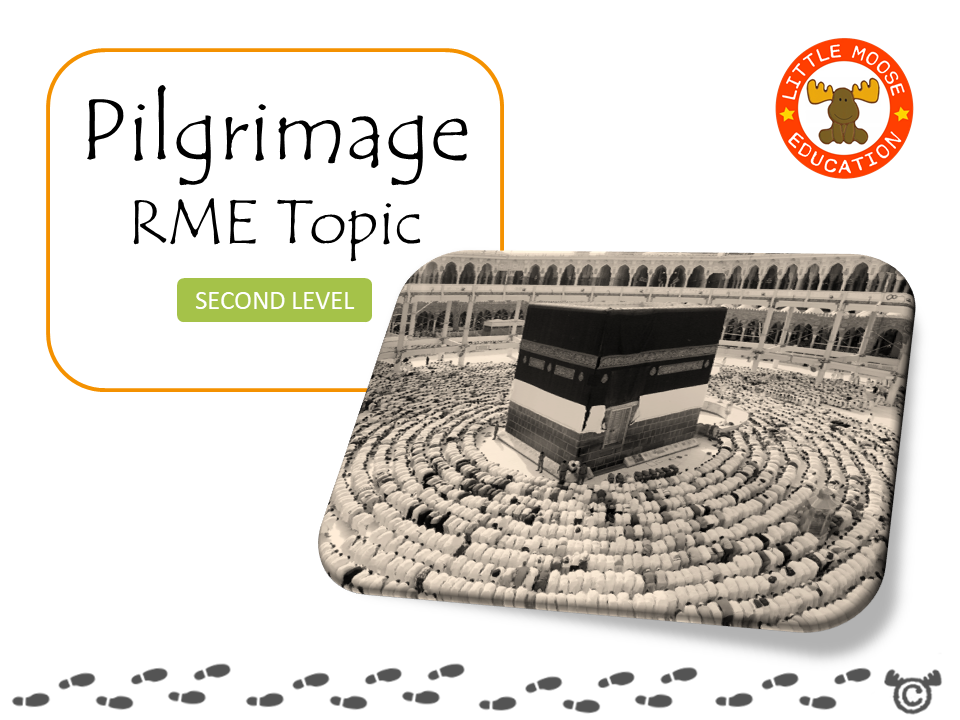Pilgrimage digital topic pack front cover, RME Second Level, Curriculum for Excellence
