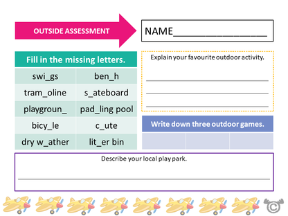 Assessment task from Playing Social Studies pack, Early Level
