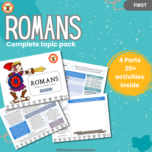 Victorians complete digital topic pack for Social Studies at First Level, Curriculum for Excellence history education resource, with illustrated cover design and sample activity pages showing activities, teacher’s notes, assessments, and extension tasks.
